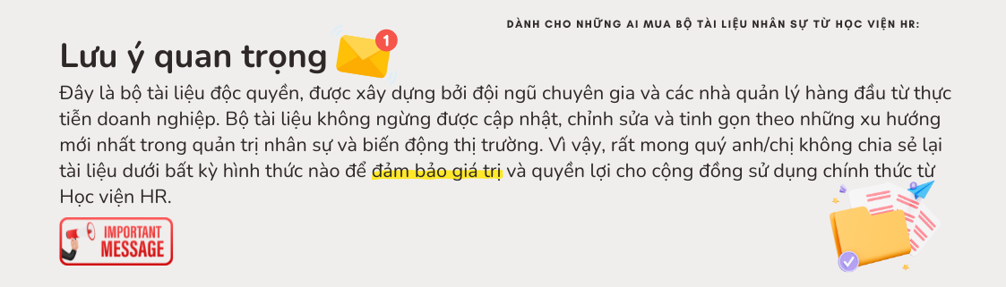 Bộ tài liệu nhân sự học viện HR (2)