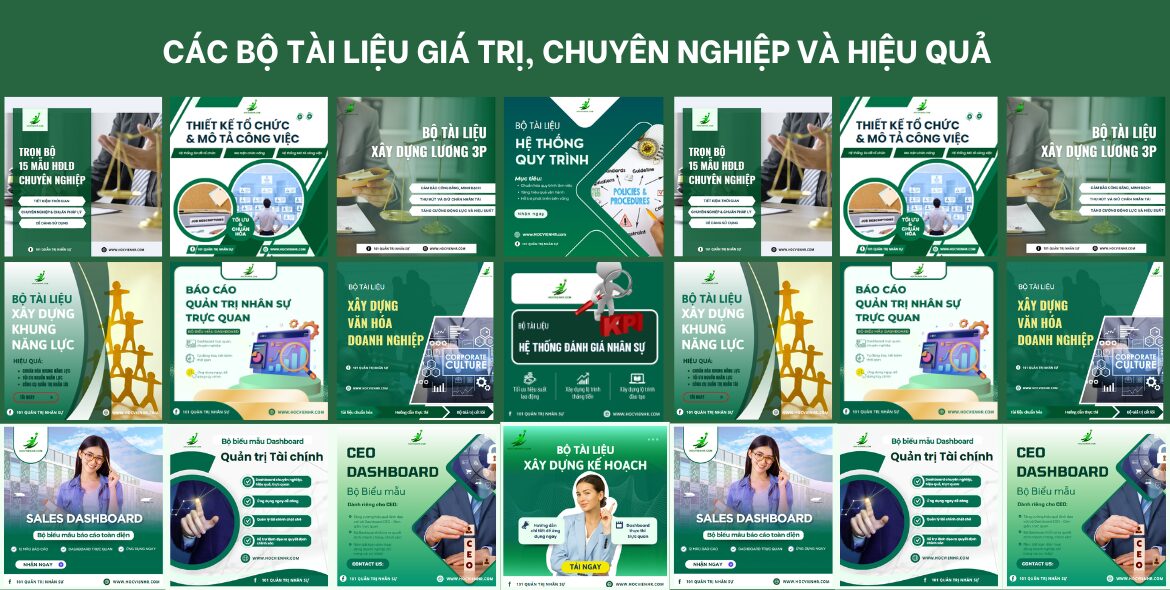 Bộ tài liệu của Học Viện HR