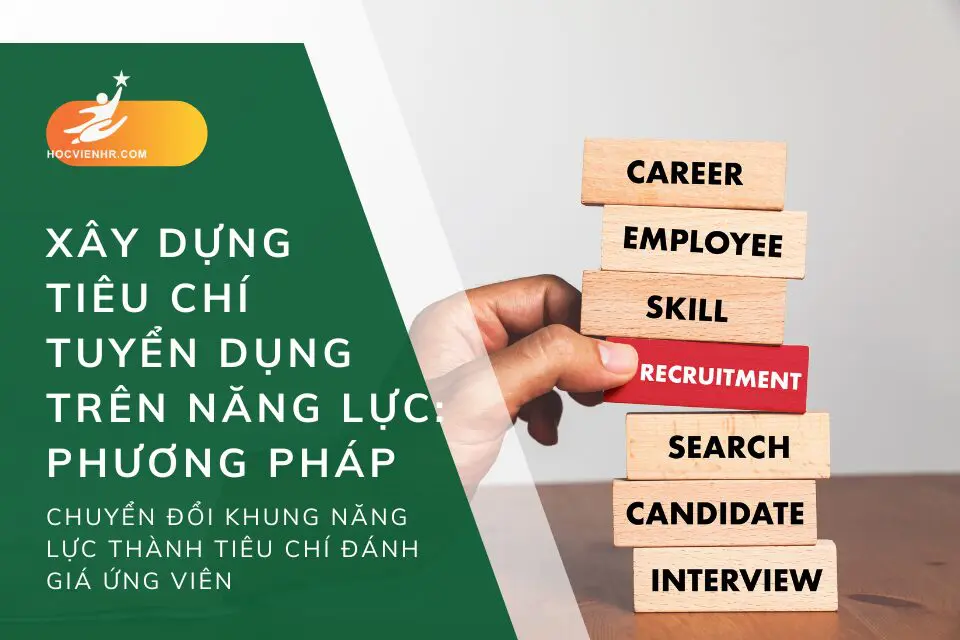 Xây Dựng Tiêu Chí Tuyển Dụng Dựa Trên Năng Lực: Phương Pháp Chuyển Đổi Khung Năng Lực Thành Tiêu Chí Đánh Giá Ứng Viên