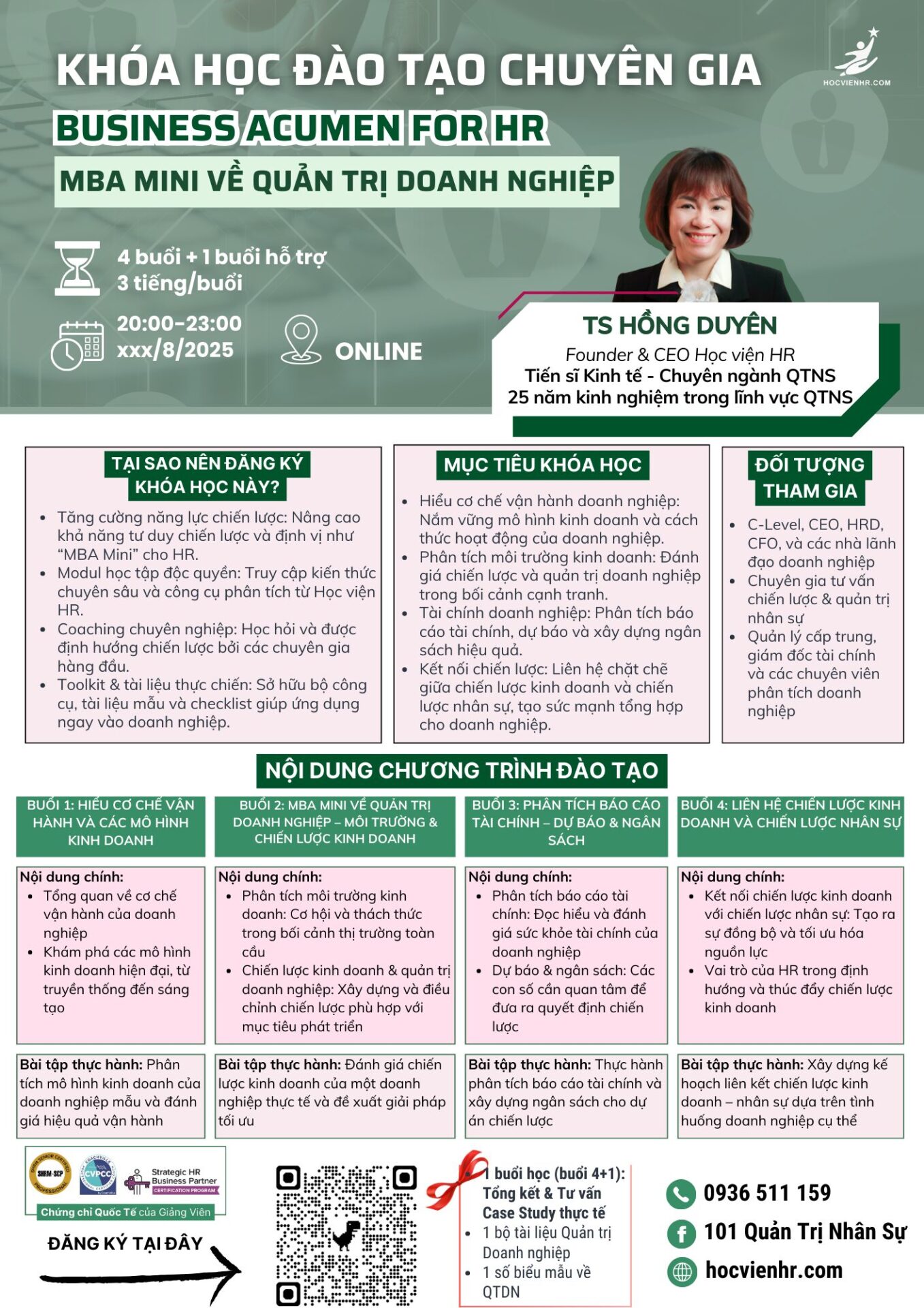 Khóa học Business Acumen for HR – MBA Mini dành cho Nhân sự Chiến lược