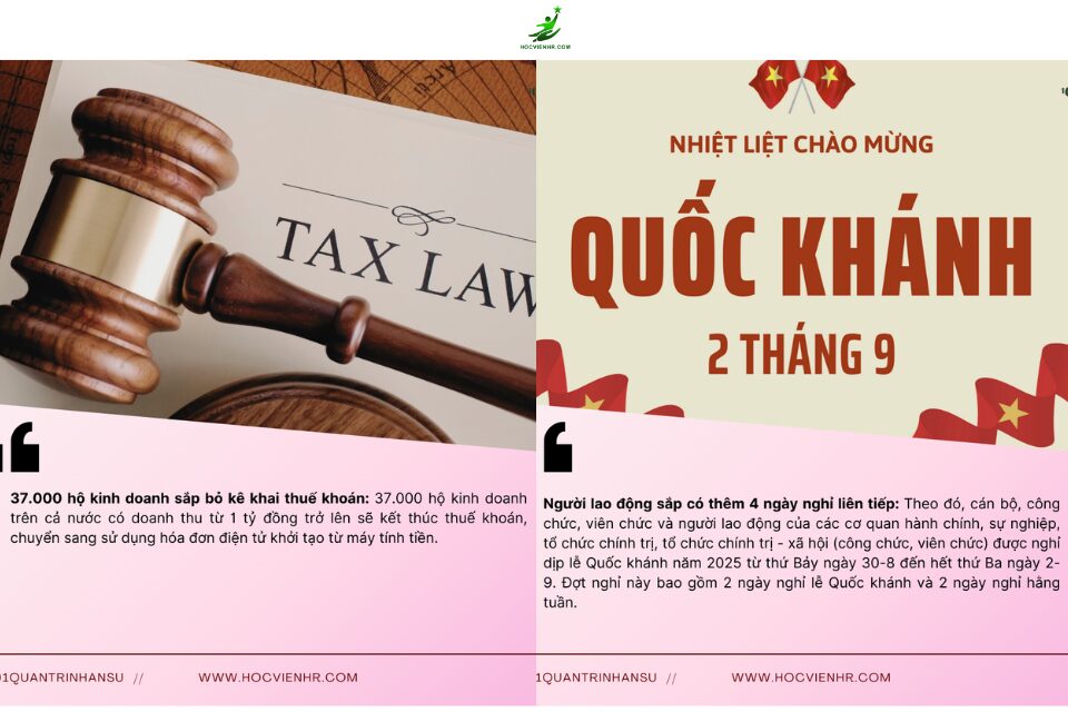Bản Tin Nhân Sự Ngày 7-8/5/2025: Cập Nhật Chính Sách BHXH, Luật Việc Làm Mới, Lịch Nghỉ Lễ và Xu Hướng Thị Trường Lao Động Toàn Cầu - Lời Khuyên Dành Cho HR Chuyên Nghiệp