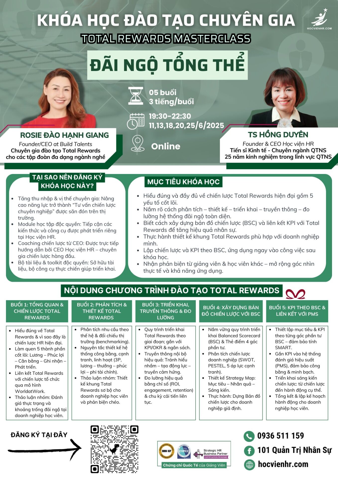 Khóa học Total rewards - tổng đãi ngộ