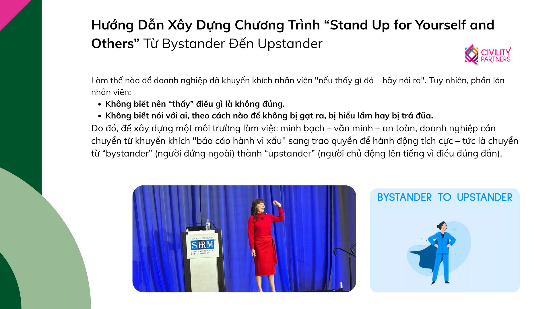 “Stand Up for Yourself and Others” Từ Bystander Đến Upstander