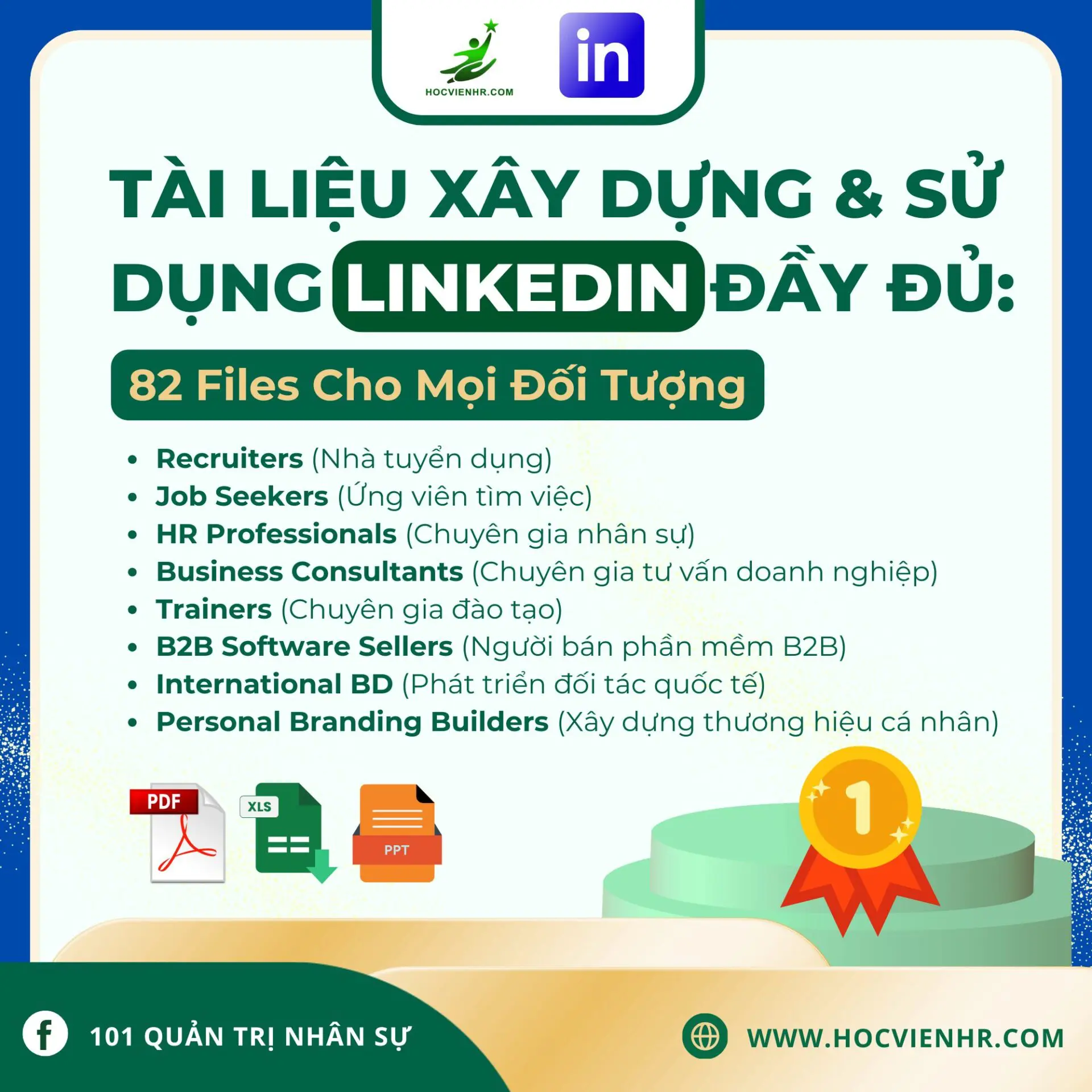 Tài Liệu Xây Dựng & Sử Dụng LinkedIn Đầy Đủ: 82 Files Cho Mọi Đối Tượng