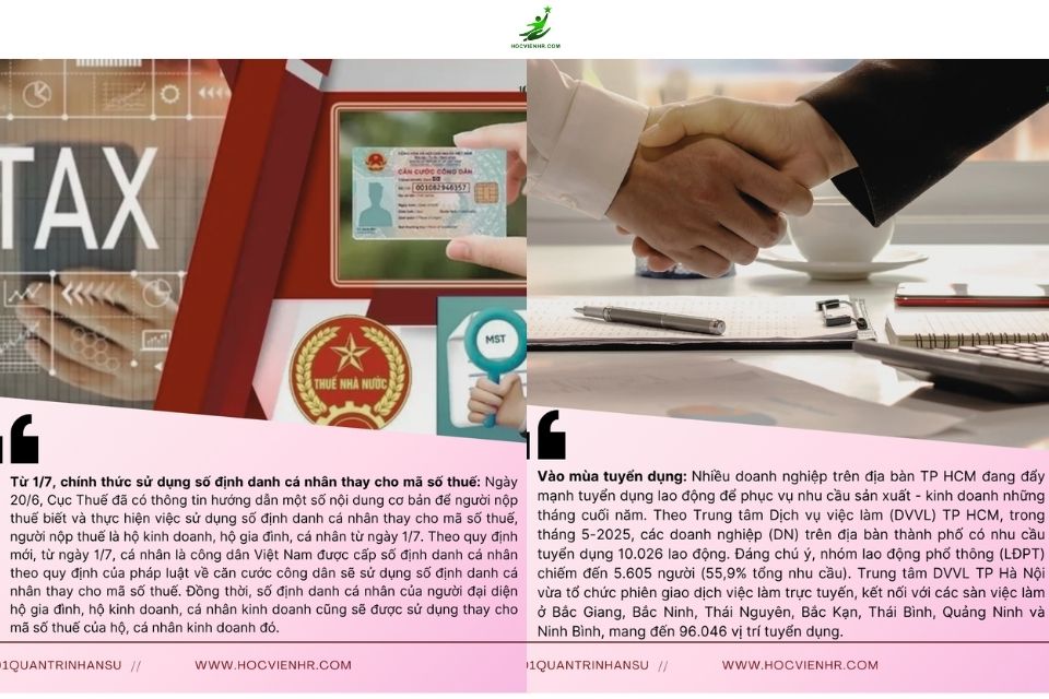 BẢN TIN NHÂN SỰ NGÀY 22-23/6/2025