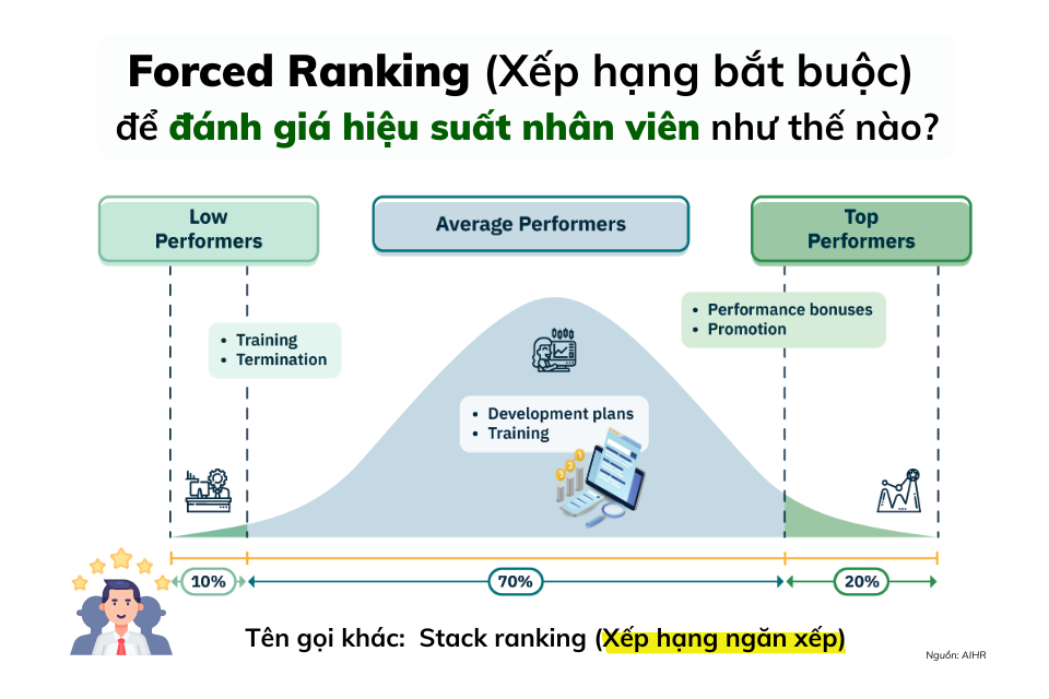  Forced Ranking (Xếp hạng bắt buộc) - HR Glossary (Thuật ngữ Nhân sự) / Talent Management (Quản trị Nhân tài)