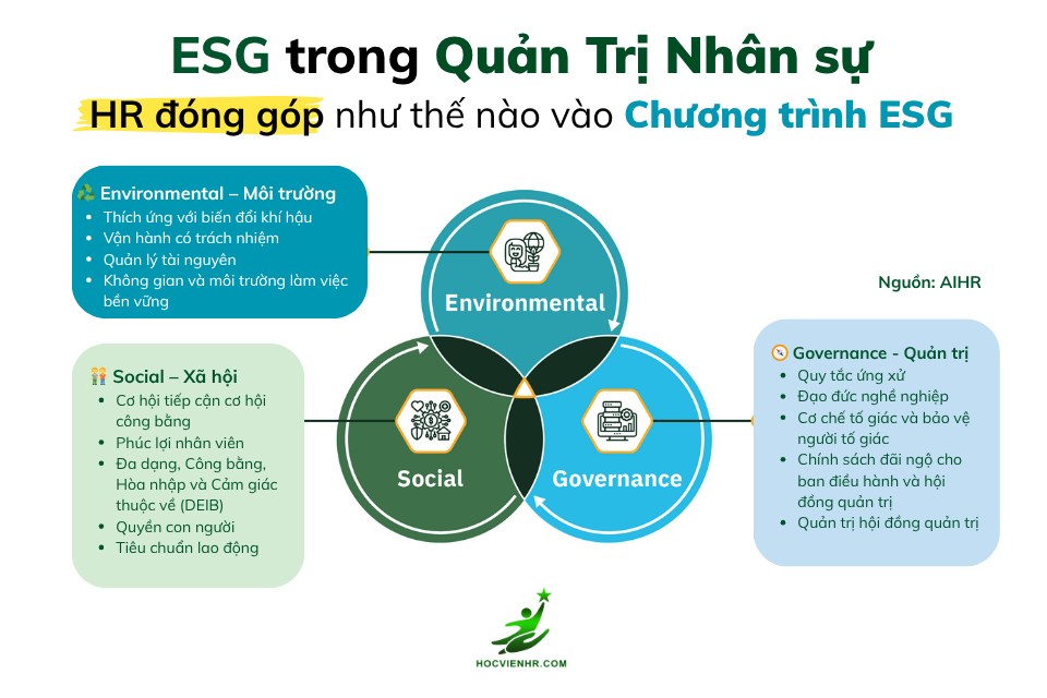 ESG trong Nhân sự (ESG trong HR) là gì?