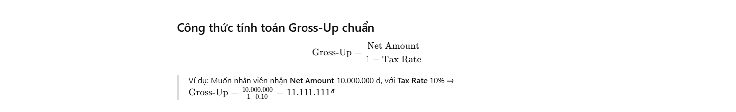 Gross-Up – phương pháp tăng lương gộp cho nhân viên công thức tính