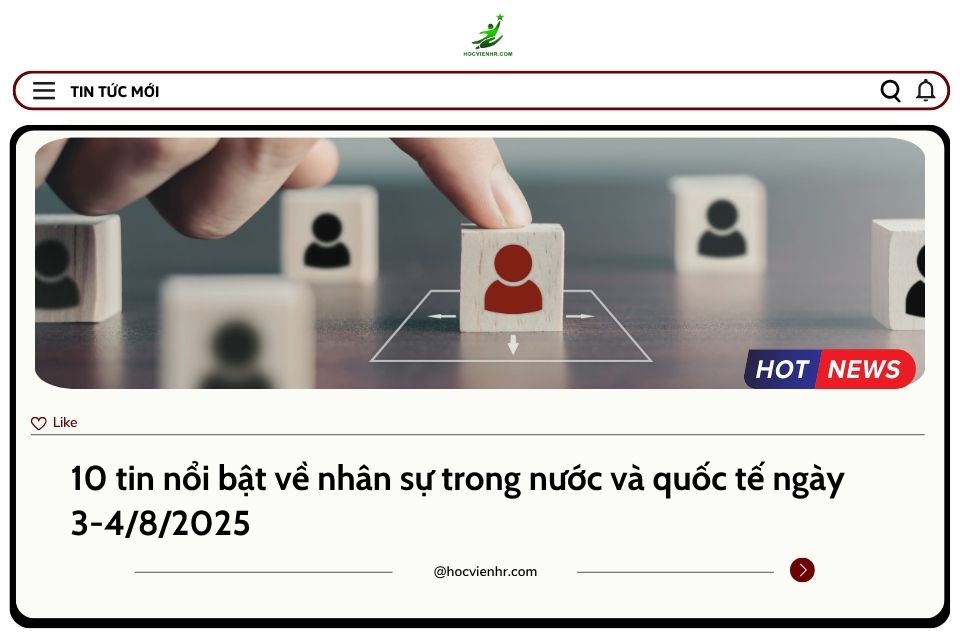 BẢN TIN NHÂN SỰ NGÀY 3-4/8/2025