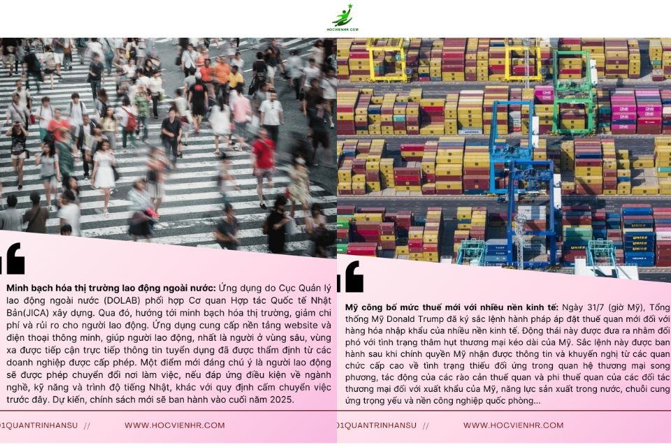 BẢN TIN NHÂN SỰ NGÀY 30-31/7/2025
