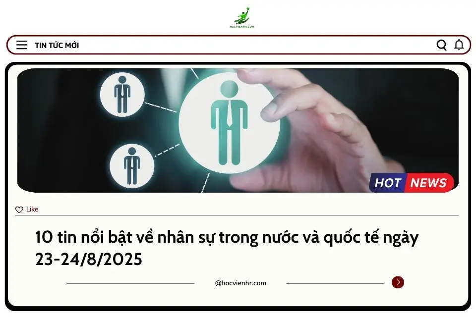 BẢN TIN NHÂN SỰ NGÀY 23-24/8/2025