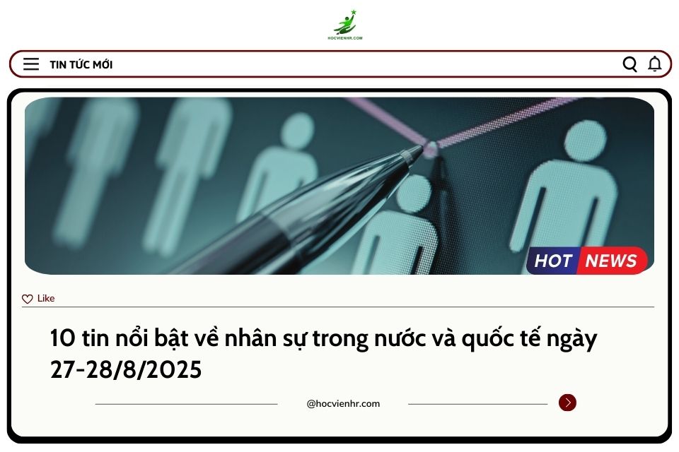 BẢN TIN NHÂN SỰ NGÀY 27-28/8/2025