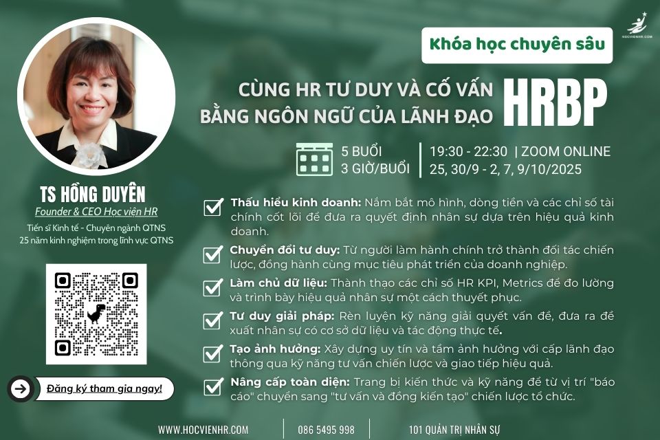 Khóa học chuyên sâu HRBP