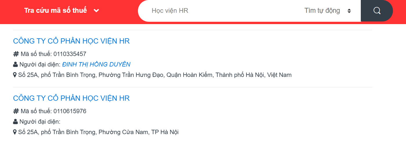 HƯỚNG DẪN TRA CỨU MÃ SỐ THUẾ DOANH NGHIỆP TRÊN WEBSITE MASOTHUE.COM
