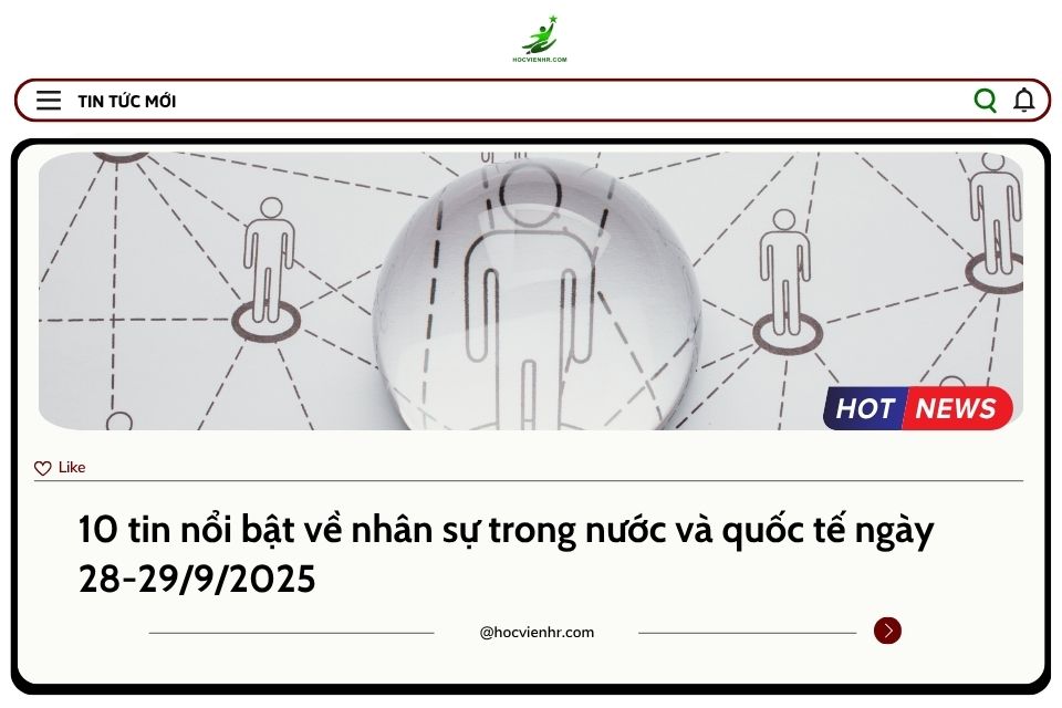 BẢN TIN NHÂN SỰ NGÀY 28-29/9/2025