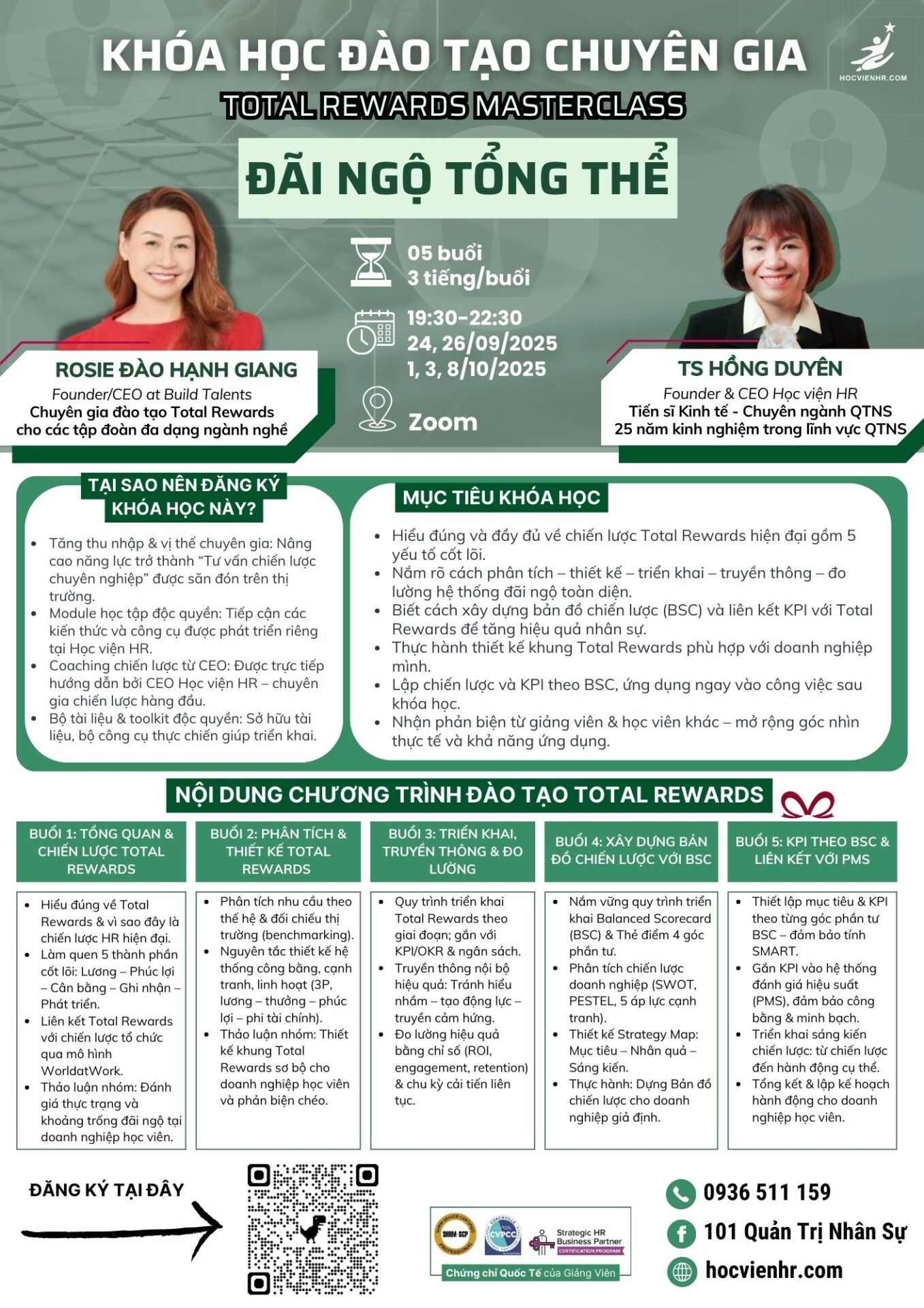 Khóa học Total rewards - tổng đãi ngộ