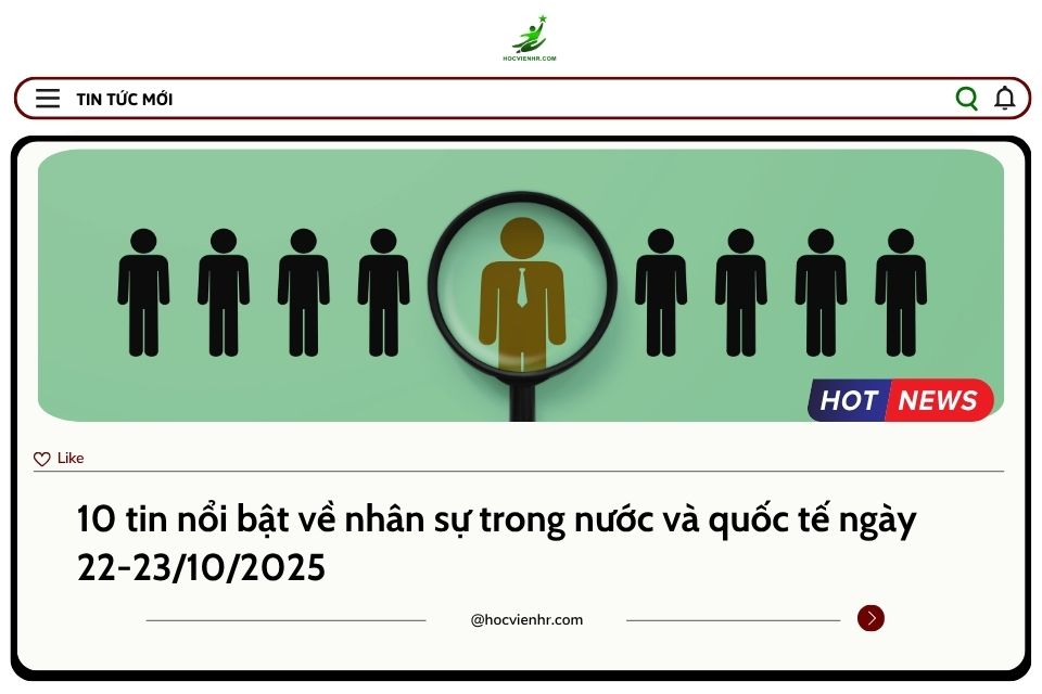 BẢN TIN NHÂN SỰ NGÀY 22-23/10/2025