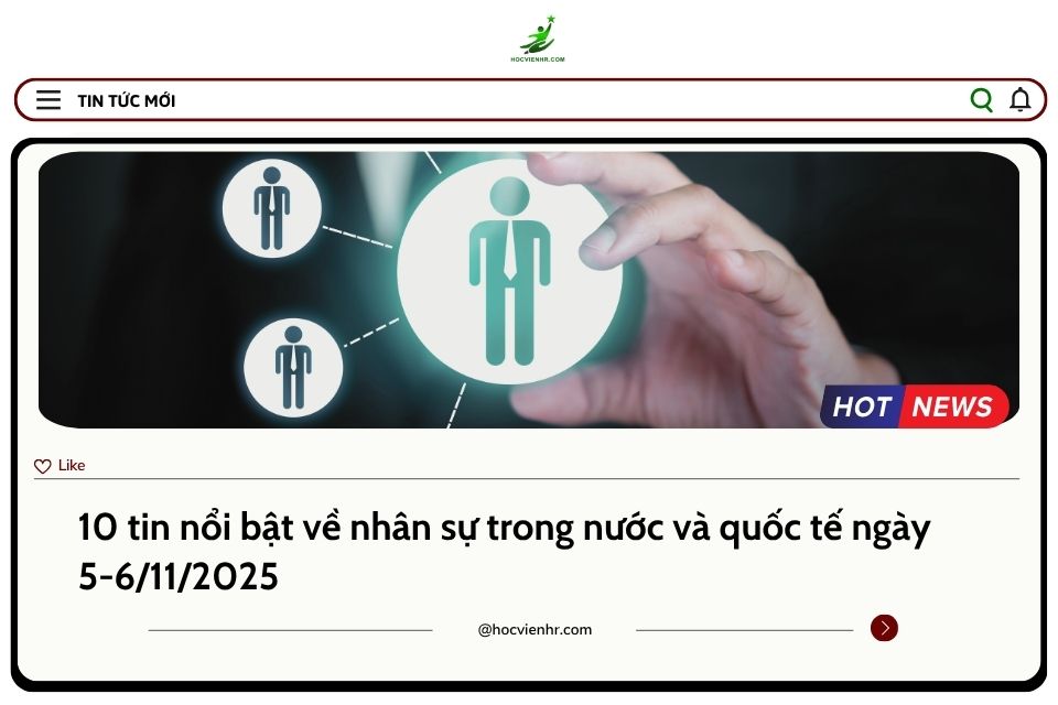 BẢN TIN NHÂN SỰ NGÀY 5-6/11/2025