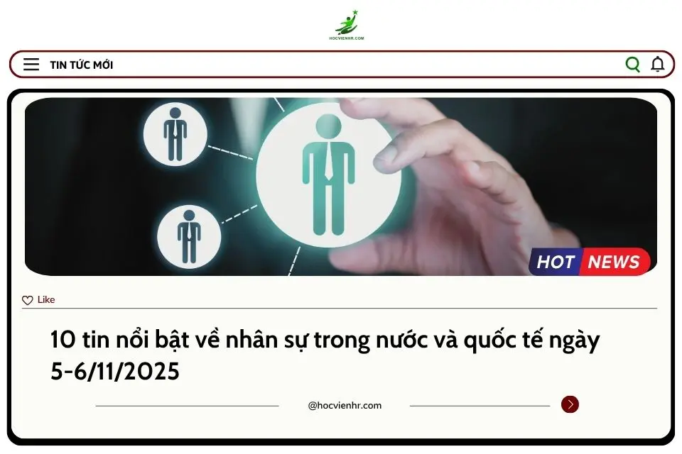 BẢN TIN NHÂN SỰ NGÀY 5-6/11/2025