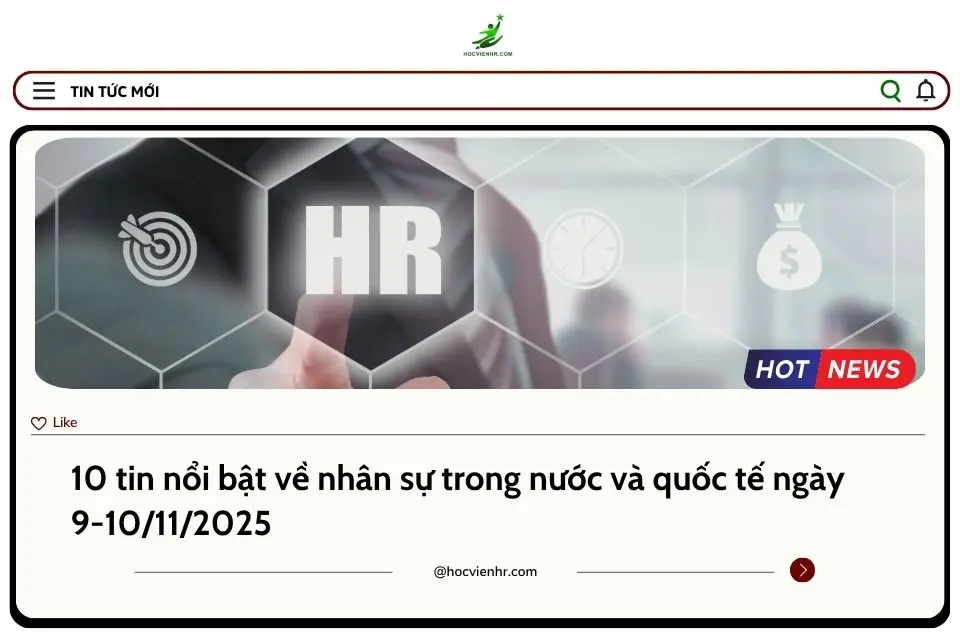 BẢN TIN NHÂN SỰ NGÀY 9-10/11/2025