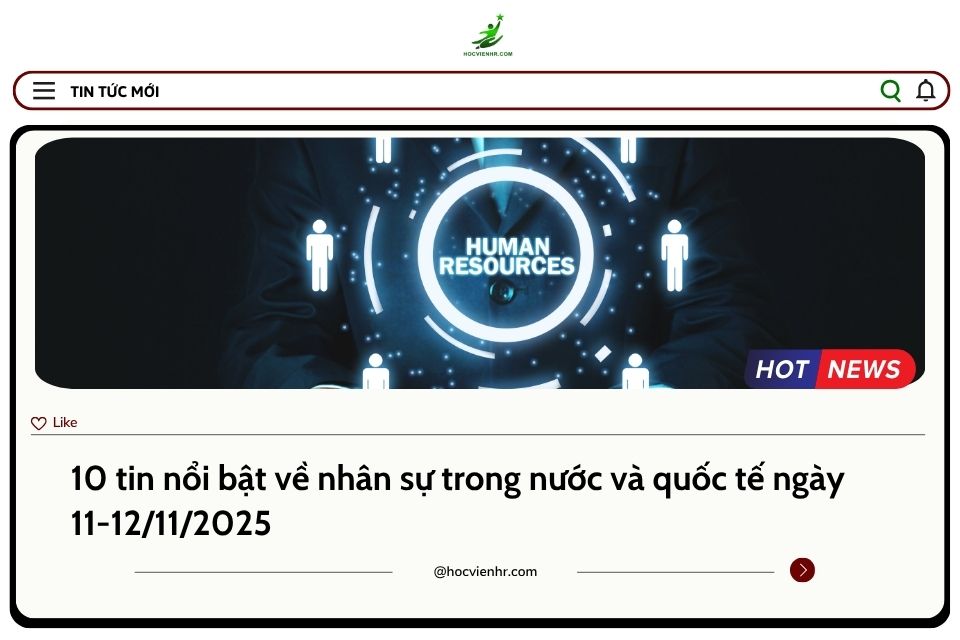 BẢN TIN NHÂN SỰ NGÀY 11-12/11/2025