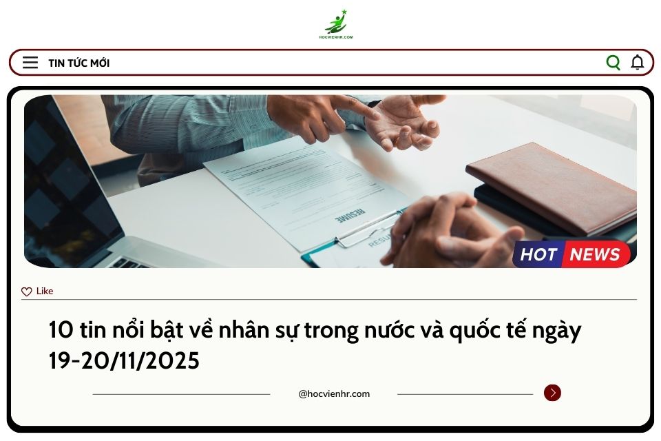 BẢN TIN NHÂN SỰ NGÀY 19-20/11/2025