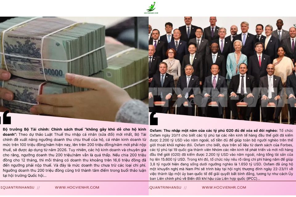 BẢN TIN NHÂN SỰ NGÀY 19-20/11/2025