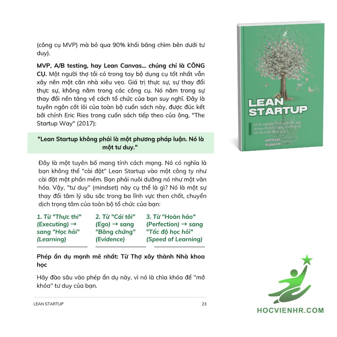LEAN STARTUP – KHỞI NGHIỆP TINH GỌN ĐỂ TỐI ĐA HÓA ĐỊNH GIÁ - Ảnh 7