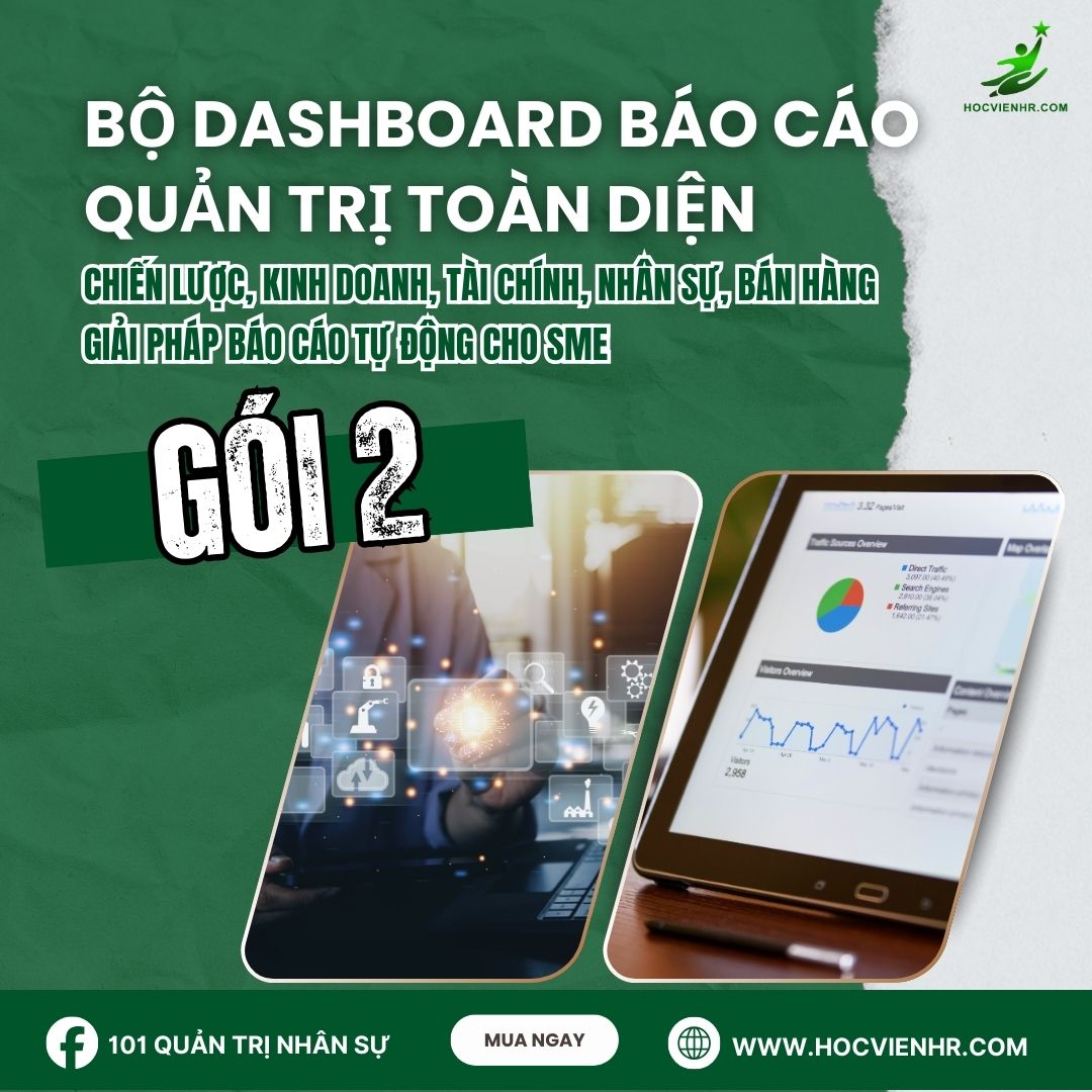 Bộ Dashboard Quản Trị Toàn Diện – Gói 2