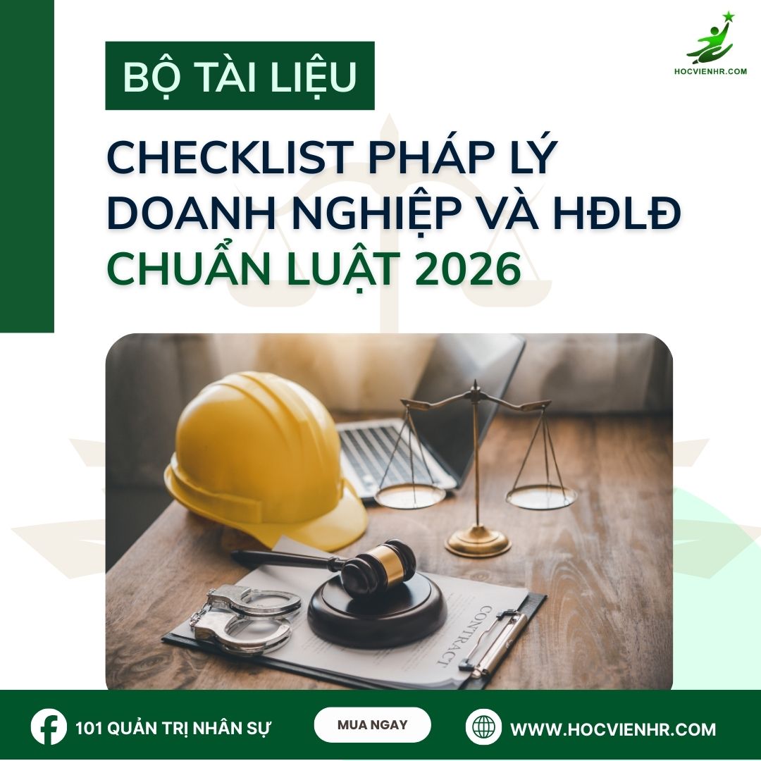 BTL CHECKLIST PHÁP LÝ DOANH NGHIỆP VÀ HĐLĐ CHUẨN LUẬT 2026
